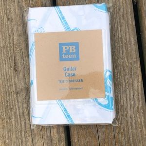 NWT Cotton P.B. Teen Guitar Standard Pillowcase